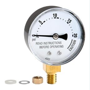Stainless Steal Cooker Pressure Guage,Replacement for Presto 85772 Pressure Cooker Canner Steam Gauge 82237 82121- Fit Presto Canner Models 175107 01755 0175510 178001 178005