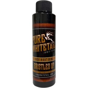 Bristled Up Buck Urine – 4 oz, Fresh 100% Pure Mock Scrape Scent from One Individual Buck in Rut