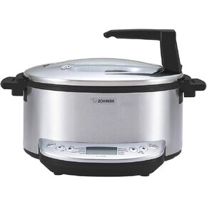 Zojirushi EL-CAC60XZ Multicooker, 6 Qts, Brushed Stainless