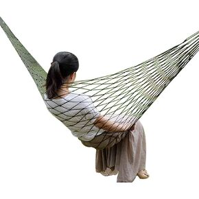 Keenso Camping Hammock,Portable Hammock Mesh Rope Hammocks for Outside, Hiking, and Travel