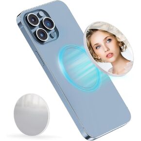 VRIG Magnetic Selfie Mirror for Rear Camera,Convex Mirror Phone Rear Camera Selfie Mirror,Compatible with iPhone 15/14/13/12 Pro Max,All Phones for Selfies