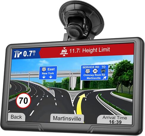 نظام تحديد المواقع العالمي (GPS) لمستكشف شاحنة السيارة - نظام الملاحة بشاشة لمس 9 بوصة، 2024 خرائط الولايات المتحدة/كاليفورنيا/MX غير المتصلة بالإنترنت تحديث مجاني مدى الحياة، التوجيه الصوتي، تحذير كاميرا السرعة، نظام تحديد المواقع العالمي للسيارات RV لسا in Kuwait