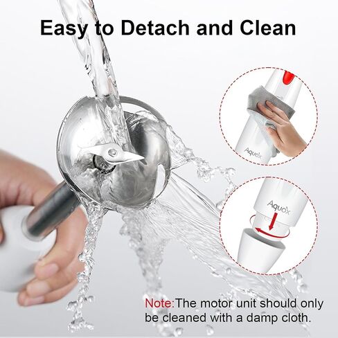Immersion Blender 4 in 1, 16000rpm Speed, 400W Turbo Motor & Ergonomic Grip Hand Blender Set, Splash-Proof Stainless Steel Blades, for Soup, Baby Food, Smoothies, Sauce (Red+Ivory) in Saudi Arabia