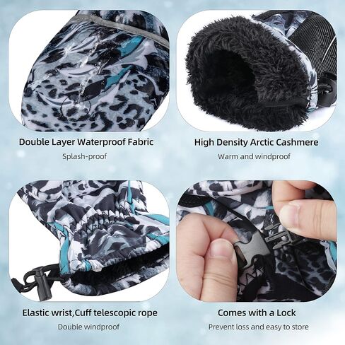 RUNCL Ice Fishing Gloves Convertible Mittens Flip Fingerless Mittens with 3M Thinsulate-Winter Fishing Gloves, Windproof Gloves for Men Women-Ideal for Winter Fishing, Photography, Kayaking… in Saudi Arabia