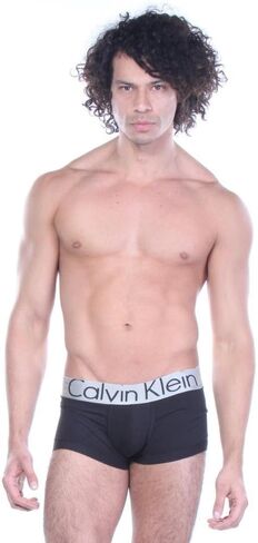 Calvin Klein Men's Steel Micro Low Rise Trunks (Medium, 1PACK - Royal) in Saudi Arabia
