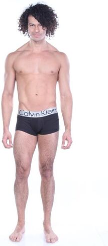 Calvin Klein Men's Steel Micro Low Rise Trunks (Medium, 1PACK - Royal) in Saudi Arabia