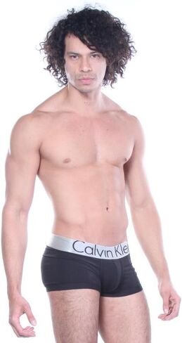 Calvin Klein Men's Steel Micro Low Rise Trunks (Medium, 1PACK - Royal) in Saudi Arabia