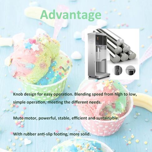 110 فولت تلقائي 110 فولت صانع الآيس كريم خلاط خلاط تحريك آلة دوامة الآيس كريم شاكر خلاط لينة الآيس كريم خلاط الزبادي مزج آلة خلاط 3400r / دقيقة، 3 أكواب اليد in Kuwait