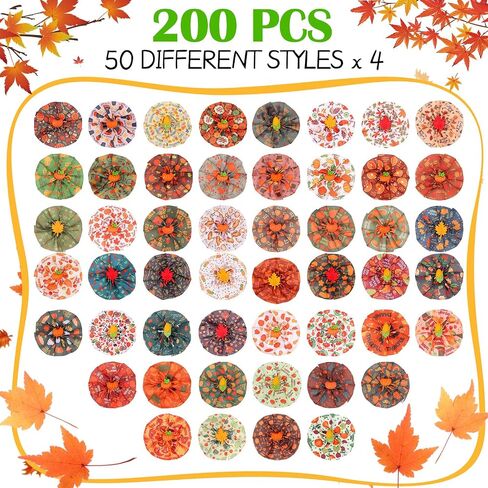 Silkfly 200 Pcs Fall Dog Collar Flowers Charms Bulk Thanksgiving Pet Flower Collar Bow Ties Holiday Dog Accessories Grooming Supplies Puppy Bows Slides Attachment for Small Medium Large Dogs Cat in Saudi Arabia