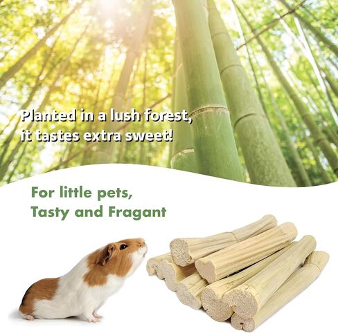 Rabbit Chew Stick 600g Treat Natural Apple Branch Apple Sticks Sweet Bamboo Timothy Hay Hamster Chinchilla Gerbil Squirrel Guinea Pig Bunny Small Animal in Saudi Arabia