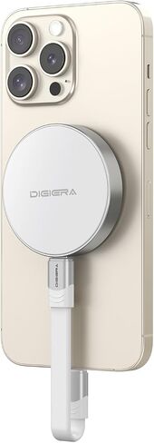 2TB Magnetic Portable SSD, External Solid State Drive with Type-C USB 3.2 Gen 2x2, Speeds Up to 2000MB/s, Compact & Durable, Ideal for Content Creators, Professionals, Gamers, White in Saudi Arabia