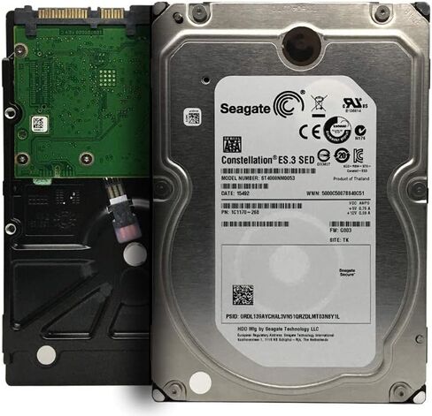 Seagate Constellation ES.3 ST4000NM0053 4 تيرابايت SATA 6 جيجابايت/ثانية 128 ميجابايت كاش 7200 دورة في الدقيقة 3.5 بوصة محرك الأقراص الصلبة الداخلي للمؤسسات - ضمان لمدة 5 سنوات (متجدد) in Saudi Arabia