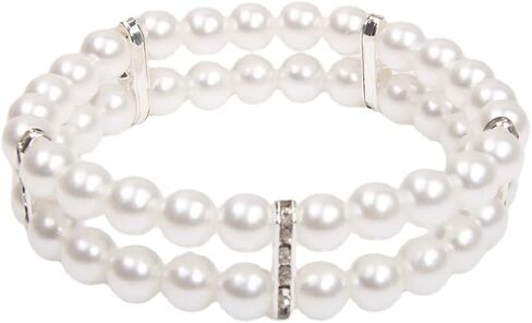 2 صفوف من اللؤلؤ للحيوانات الأليفة قلادة طوق بلينغ إكسسوارات سحر الحيوانات الأليفة جرو مجوهرات جرو تشيهواهوا يوركي مصنوعة يدويًا قابلة للتعديل (وردي، صغير جدًا) in Kuwait