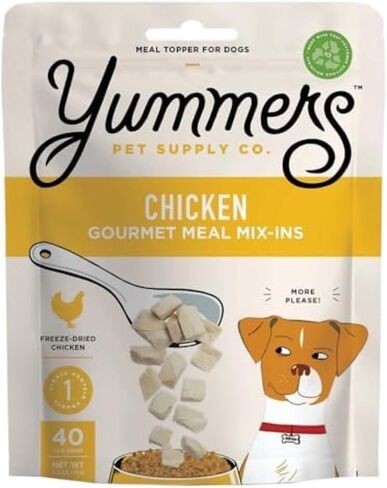 Cheddar Cheese Gourmet Meal Mix-Ins, 2.5 oz Dog Food Topper - Flavor Dog Food Topper for Dry Food - Freeze-Dried Dog Food Topper - Dog Food Add Ins & Mix-Ins - Dog Food Meal Toppers in Saudi Arabia