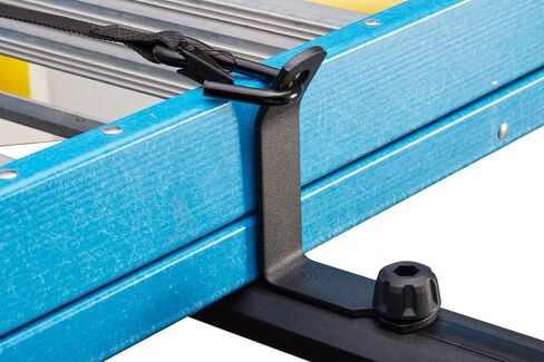 Yakima LoadStop Steel T-Slot Truck Crossbar Accessory with Built in Tie-Down Points Handles up to 250 Pounds, Black (Set of 4) in Kuwait