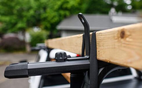 Yakima LoadStop Steel T-Slot Truck Crossbar Accessory with Built in Tie-Down Points Handles up to 250 Pounds, Black (Set of 4) in Kuwait