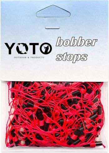 YOTO Bobber Stops for Fishing,Float Bobber Stops String Knots&Fishing Glow Beads in Kuwait