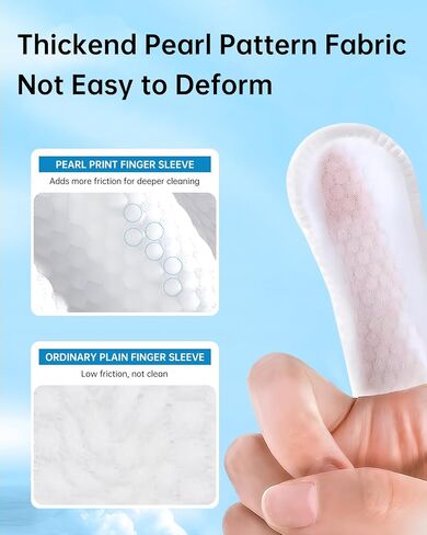 Dog Ear Wipes Finger, Ear Finger Wipes for Dogs & Cats, Ear Cleaner Finger Wipes for Ear Wax, Debris, Deodorizes, Relieve Ear Itching & Inflammation, Natural Pet Ear Wipe for Dog, 50 Count in Saudi Arabia