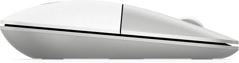 HP Z3700 G2 Wireless Mouse - Natural Silver, Sleek Portable Design fits Comfortably Anywhere, 2.4GHz Wireless Receiver, Blue Optical Sensor, Wins PC, Laptop, Notebook, Mac, Chromebook (66Z09AA#ABL) in Saudi Arabia