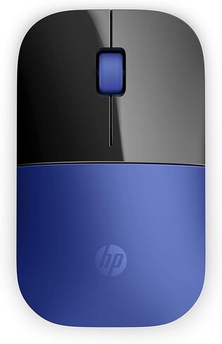 HP Z3700 G2 Wireless Mouse - Natural Silver, Sleek Portable Design fits Comfortably Anywhere, 2.4GHz Wireless Receiver, Blue Optical Sensor, Wins PC, Laptop, Notebook, Mac, Chromebook (66Z09AA#ABL) in Saudi Arabia