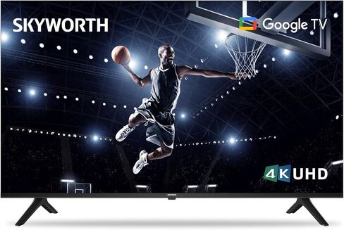 Skyworth 65-Inch 4K UHD Smart TV, UE7600 Series Google TV with Dolby Audio, Bluetooth Remote, Voice Control Google Assistant, Google Cast, Bezel-Less Design, Ultra-Slim, Streaming Television in Saudi Arabia