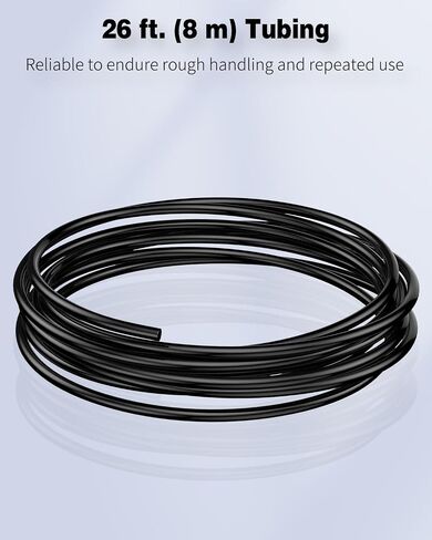 Pawfly Aquarium Airline Tubing 6.5 Feet Standard 3/16" Aquarium Tubing for Fish Tank Air Pump, Flexible Kink-Resistant Pure PVC Hose for Aquarium Garden Terrarium Pond in Saudi Arabia