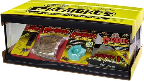 Zoo Med Creatures Creature Den Low Profile Starter Kit - 6 gal, Assorted in Saudi Arabia