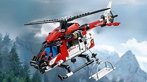 LEGO Technic Rescue Helicopter 42092 Building Kit (325 Pieces) in Saudi Arabia
