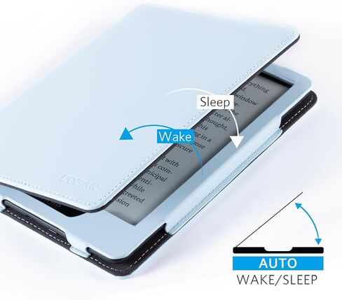 CoBak Case with Stand for Kindle Paperwhite - Durable PU Leather Cover with Auto Sleep Wake, Card Slot, Hand Strap Feature - Fits Kindle Paperwhite 11th Generation 6.8" Signature Edition 2021 Released in Saudi Arabia