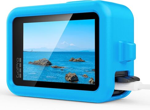 حافظة PCTC من السيليكون لهاتف Go Pro Hero 13 باللون الأسود، 6 عبوات واقي شاشة لـ Hero 13 وغطاء جانبي للبطارية وغطاء العدسة والحبل، مجموعة الملحقات فقط لـ GoPro Hero 13 (أسود) in Kuwait