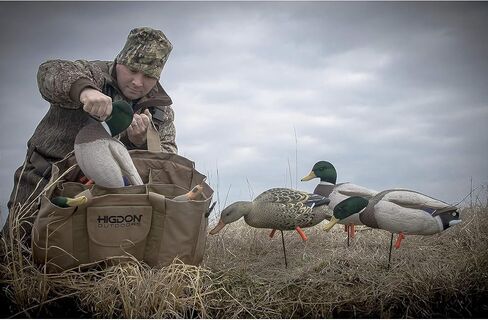 Higdon Outdoors Magnum Full-Body Mallard, Variety Pk, Flocked Heads + Bag, Multi in Saudi Arabia