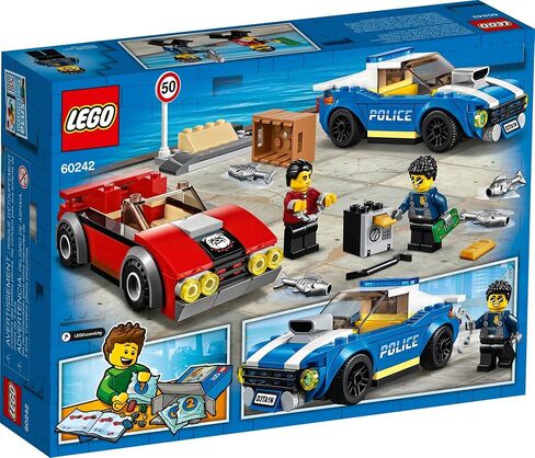 LEGO City Police Highway Arrest 60242 Police Toy, Fun Building Set for Kids (185 Pieces) in Saudi Arabia