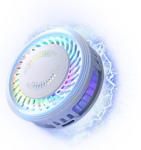 Phone Cooler for Gaming, Magnetic Semiconductor Cooler for MagSafe i Phone 12 13 14 15 Series, Portable Cell Phone Cooling Fan Colorful Radiator for Android/Tablet/iPad in Saudi Arabia
