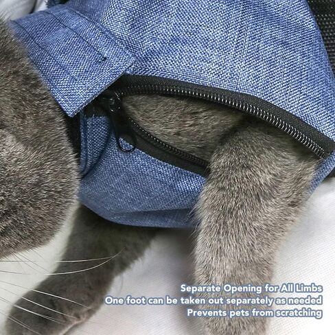 Zerodis Cat Grooming Carry Bag قابل للتعديل محيط الرقبة تنفس طوي المحمولة الحيوانات الأليفة الاستحمام القط الاستمالة حقيبة النسيج ضبط النفس قابل للتعديل لينة شبكة القط غسل حقيبة دش in Kuwait