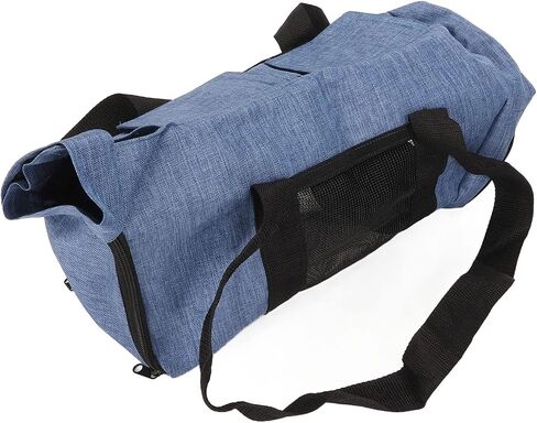 Zerodis Cat Grooming Carry Bag قابل للتعديل محيط الرقبة تنفس طوي المحمولة الحيوانات الأليفة الاستحمام القط الاستمالة حقيبة النسيج ضبط النفس قابل للتعديل لينة شبكة القط غسل حقيبة دش in Kuwait