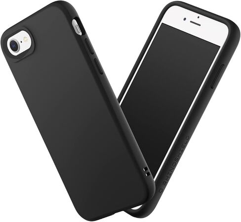 RhinoShield Case Compatible with iPhone SE3/SE2/8/7 | SolidSuit-Shock Absorbent Slim Design Protective Cover with Premium Matte Finish 3.5M/11ft Drop Protection Changeable Camera Rings - Cobalt Blue in Saudi Arabia