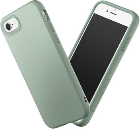 RhinoShield Case Compatible with iPhone SE3/SE2/8/7 | SolidSuit-Shock Absorbent Slim Design Protective Cover with Premium Matte Finish 3.5M/11ft Drop Protection Changeable Camera Rings - Cobalt Blue in Saudi Arabia