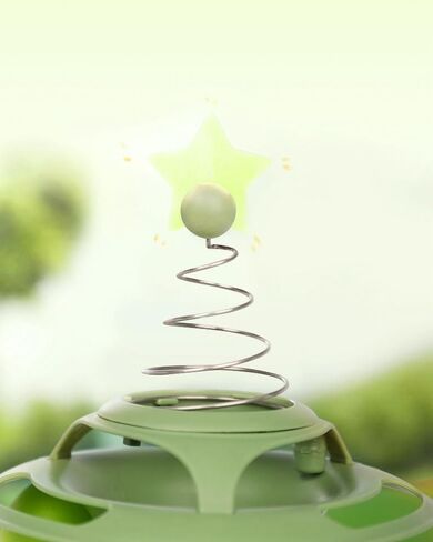 Free-Playing Star Cat Tower Purple, Cute and Interactive Cat Toy, Self Play Cat Toy for Endless Fun in Saudi Arabia