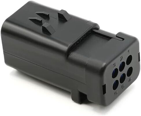 موصل السيارات العالمي 6-Pin مقاوم للماء AMP 776433-1 776434-1 محول الاستشعار ذكر / أنثى التوصيل والمقبس الإسكان مع محطات (موصل الذكور) in Saudi Arabia
