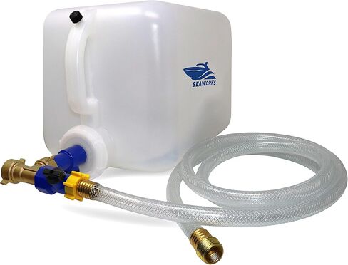 Boat Winterizer Gravity Motor Cleaner with Flusher Kit - Gravity Flow System DIY Winter Preparation Solution for Marine Engines - For Inboard and Outboard Engines in Saudi Arabia
