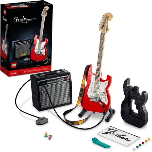 LEGO Ideas Fender Stratocaster 21329 Building Kit Idea for Guitar Players and Music Lovers (1,079 Pieces) in Saudi Arabia
