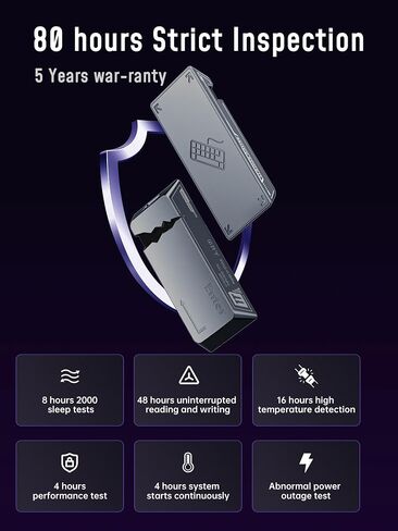 MOVE SPEED CK20 Portable SSD 2TB with Magnetic Feature Up to 2000MB/s, USB 3.2 Gen 2x2, Supports 4K ProRes HDR, Magnetic SSD External Hard Drive for Smartphone, PC, Tablets, PS5, Laptop in Saudi Arabia