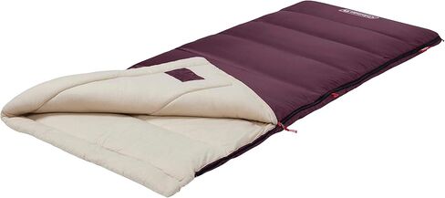 Coleman Autumn Glen 50°F Sleeping Bag, Lightweight Sleeping Bag with No-Snag Zipper & Storage Stuff Sack, Machine Washable for Easy Cleaning in Saudi Arabia