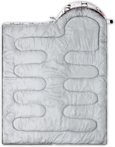 QOOMO Camping Sleeping Bags,3 Season Warm & Cool Weather,Lightweight,Waterproof Sleeping Bags for Adults & Kids,Traveling,and Outdoors,Camping Gear Equipment in Saudi Arabia