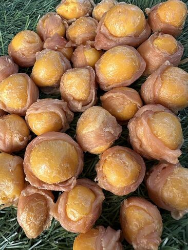Dehydrated Chicken Jerky Wrapped Egg Yolk Dog Treats, 100% Egg Yolk, Food Topper for Dogs, No Filler, Alternative to Freezed Dried Quail Egg Yolk, 7 OZ (Pack of 20 to 30 Egg yolks) in Saudi Arabia