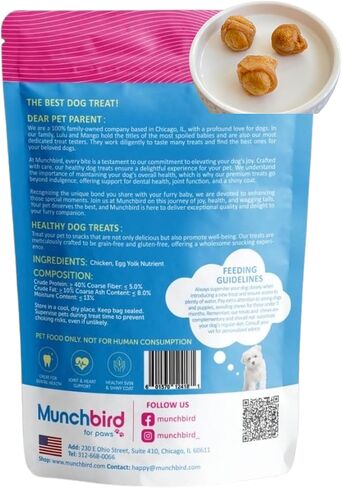 Dehydrated Chicken Jerky Wrapped Egg Yolk Dog Treats, 100% Egg Yolk, Food Topper for Dogs, No Filler, Alternative to Freezed Dried Quail Egg Yolk, 7 OZ (Pack of 20 to 30 Egg yolks) in Saudi Arabia