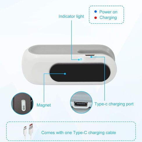 ماكينة ختم الأكياس الصغيرة، ماكينة ختم الحرارة 2 في 1 المطورة، ماكينة ختم الحرارة لأكياس USB C القابلة لإعادة الشحن مع مغناطيس، ماكينة إعادة الغلق المحمولة لأكياس البلاستيك، تخزين الرقائق والوجبات الخفيفة ونضارة الطعام in Kuwait
