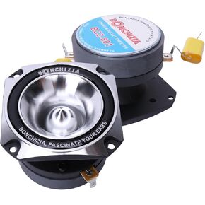 BCZ-801 High Compression Titanium Super Bullet Tweeters with Crossover Capacitor (Pair)