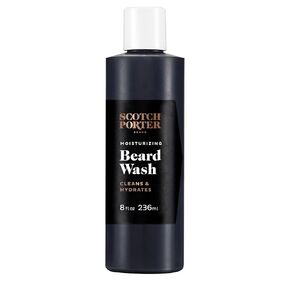 Scotch Porter Moisturizing Beard Wash for Men | Cleanses, Softens & Hydrates for Healthier Beard | Formulated with Non-Toxic Ingredients, Free of Parabens, Sulfates & Silicones | Vegan | 8oz Bottle