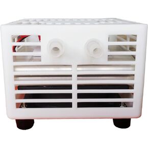 Semiconductor TEC Aquarium Chiller, Small Water Chiller for 2.5 Gal/9.5L Water, Hydroponic Cooler, Fish Tank Cooling System with Pump/Hose for Axolotl Jellyfish Coral Reef Shrimp
